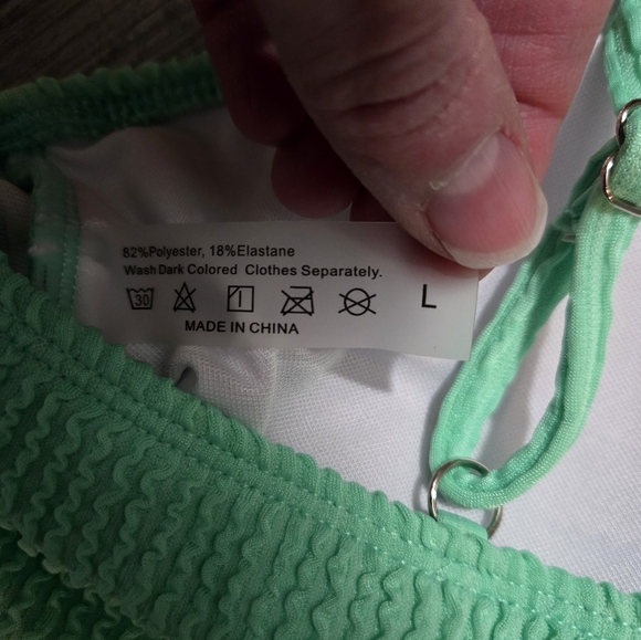 SHEIN Mint Green Bikini Top - Picture 11 of 13